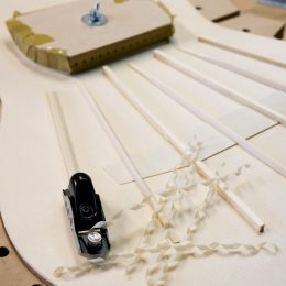 shaping classical guitar braces
